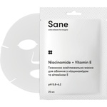 Маска для обличчя Sane Тканинна освітлювальна З ніацинамідом та вітаміном Е 25 мл (4820266831561)