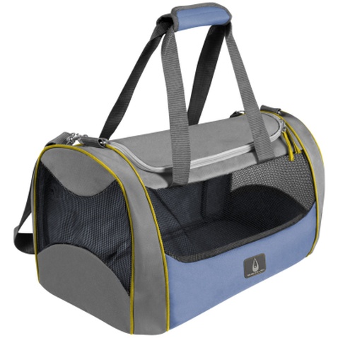 Переноска для тварин Collar 51х24х25 см до 9 кг Сіра (9981)