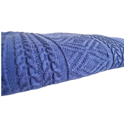 Плед Прованс в'язаний Ажурний лавандовий 170х130 см (12496)