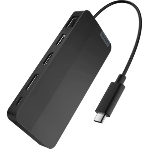 Порт-реплікатор Lenovo USB-C Dual Display Travel Dock (w/ adapter) (40B90100EU)