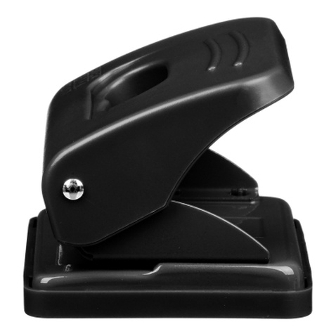 Діркопробивач Buromax пластиковий, до 20 аркушів, 120 х 82 х 53 мм, чорний (BM.4017-01)