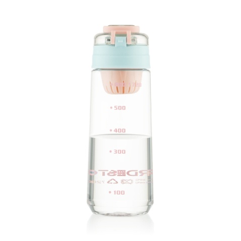 Пляшка для води Ardesto Duo 720мл блакитний, рожевий (AR2272DB)