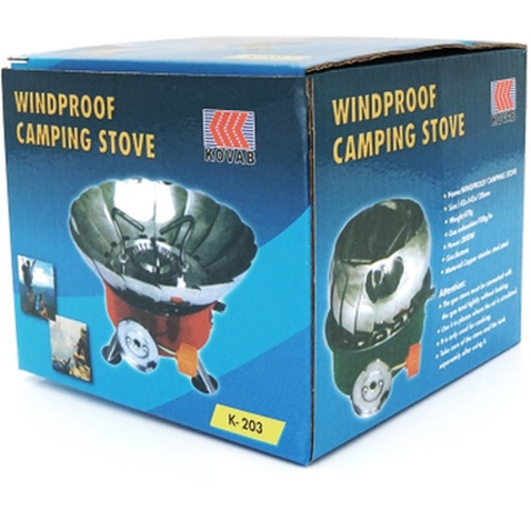 Пальник Voltronic K-202 з п'єзопідпалом та захистом від вітру (YT-K-203)