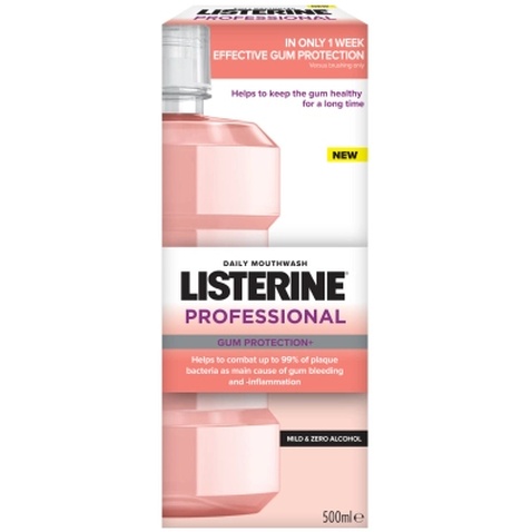 Ополіскувач для порожнини рота Listerine Professional Захист ясен+ 500 мл (3574661860503)