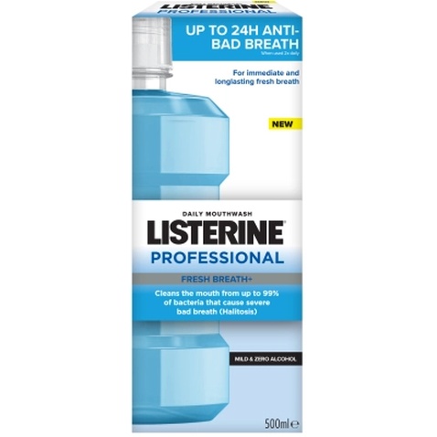 Ополіскувач для порожнини рота Listerine Professional Свіжий подих+ 500 мл (3574661860558)