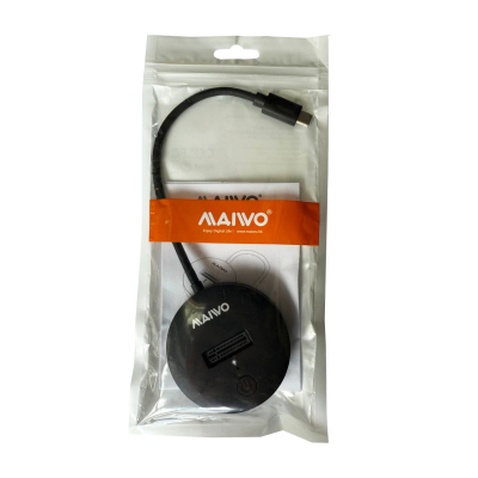 Док-станція для накопичувачів Maiwo M.2 NVMe/SATA SSD to USB3.2 Gen2 USB-C 10Gbps (K1698P2)
