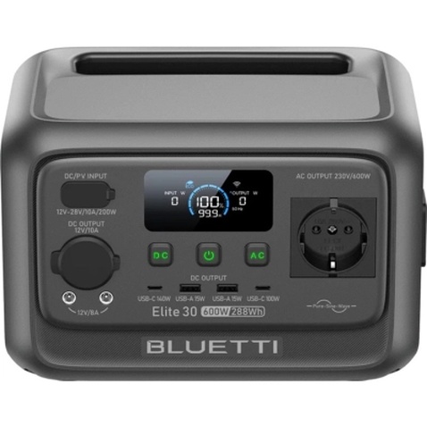 Зарядна станція BLUETTI Elite 30 V2, 600W, 288Wh (EL30V2)