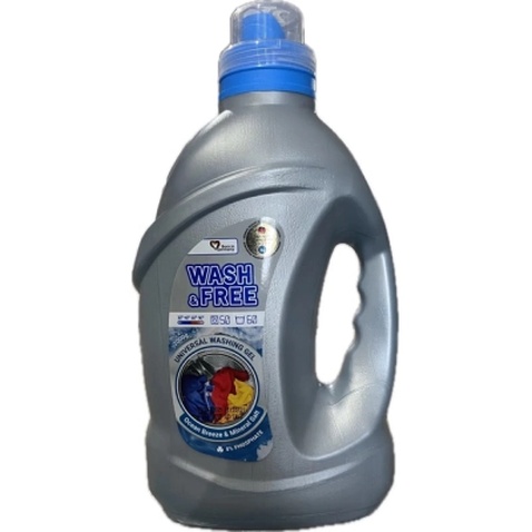 Гель для прання Wash&Free Універсальний Морська свіжість з нотками мінеральної солі 2 кг (4823128005889)