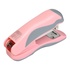 Степлер Buromax пластиковий PASTEL, 20 аркушів, (скоби №24, 26), 111 х 62 х 32 мм, рожевий (BM.4215-10)