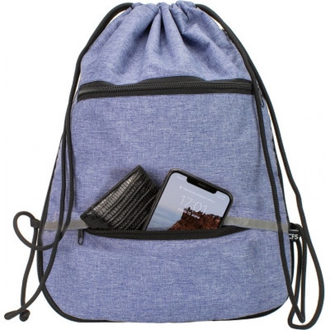 Сумка для взуття Cool For School з 2 блискавками з розширенням унісекс темно-синя (CF85759-24)