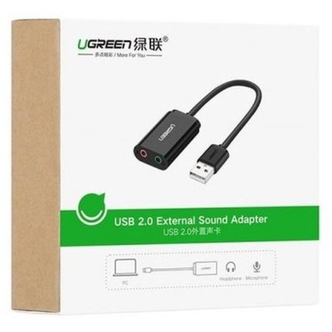 Звукова плата Ugreen US205 black (30724)
