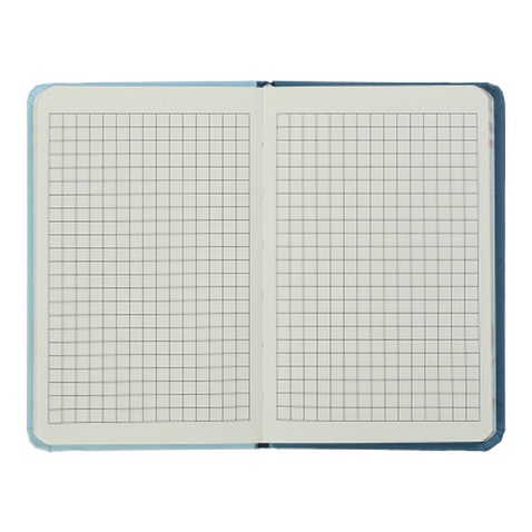 Книга записна ZiBi Cosmo A6 в клітинку тверда обкладинка на гумці 80 аркушів, чорна (ZB.116102)