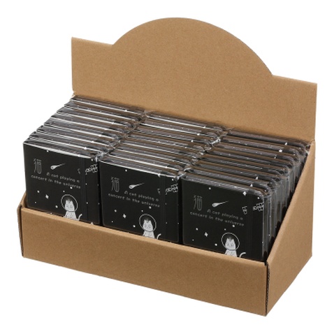 Книга записна ZiBi Cosmo A6 в клітинку тверда обкладинка на гумці 80 аркушів, чорна (ZB.116102)