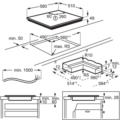 Варочна поверхня Electrolux EIS62453IT