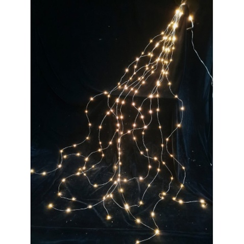 Гірлянда Chomik Оберемок струн 200 LED 10х2 м, теплий білий, IP44, від мережі (5900779901780)