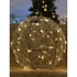 Прикраса декоративна Luca Lighting Куля Срібна D25 см 30 led (8718861660951)