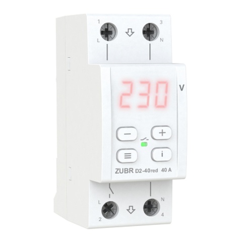 Реле напруги ZUBR D2-40 red (4820120221712)
