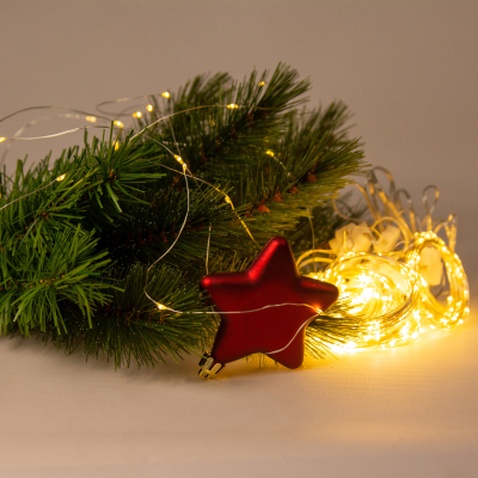 Гірлянда Chomik Штора" 150 LED теплий білий, 3x1,5 м, USB, з пультом, IP20, від мережі (5900779898479)