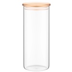 Банка Ardesto Fresh 1600 мл, скло, пластик, прозорий (AR1316SFM)