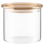 Банка Ardesto Fresh 500 мл, скло, пластик, прозорий (AR1305SFM)