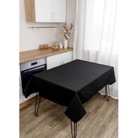 Скатертина Прованс Kelly чорна 140х140 см (032908)