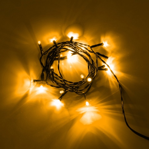 Гірлянда YES! Fun Вулична 41 LED Тепло-біла 2.8 м Статична Таймер На батарейках (975061)